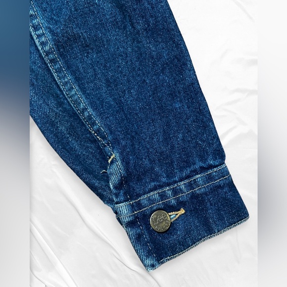 Vintage 80s Patched Lee Jean Jacket - Picture 6 of 12